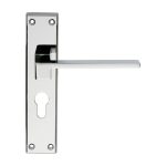 Serozzetta SZM371YCP Equi Lever On Euro Lock Backplate (LEAD TIME: 2-3 DAYS)