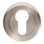 Serozzetta SZR001SN Euro Profile Escutcheon - Satin Nickel (LEAD TIME: 2-3 DAYS)
