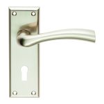 Serozzetta SZR051SN Cinquanta Lever On Lock Backplate (LEAD TIME: 2-3 DAYS)