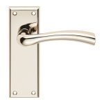 Serozzetta SZR052PN Cinquanta Lever On Latch Backplate (LEAD TIME: 2-3 DAYS)