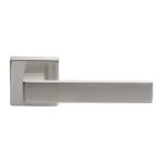 Manital TC5SC Techna Lever On Square Rose - Satin Chrome (LEAD TIME: 2-3 DAYS)