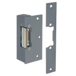CQR ADCN203+S/FLEX Rim With Mortice Face Plate Electric Release 12V AC/DC Fail Locked With Adjustable Jaw - Grey (LEAD TIME: 2-3 DAYS)