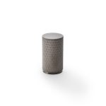 Alexander & Wilks AW800-35-DBZPVD Brunel Knurled Cylinder Cupboard Knob - Dark Bronze PVD 35mm (LEAD TIME: 2-3 DAYS)