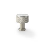 Alexander & Wilks AW807K-29-SN Lucia Knurled Cupboard Knob - Satin Nickel 29mm (LEAD TIME: 2-3 DAYS)