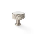 Alexander & Wilks AW807K-35-SN Lucia Knurled Cupboard Knob - Satin Nickel 35mm (LEAD TIME: 2-3 DAYS)