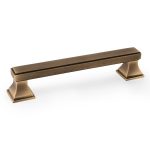 Alexander & Wilks AW813-128-AB Jesper Square Cupboard Pull Handle (LEAD TIME: 2-3 DAYS)