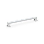 Alexander & Wilks AW813-224-PC Jesper Square Cabinet Pull Handle - Polished Chrome Centres 224mm (LEAD TIME: 2-3 DAYS)