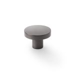 Alexander & Wilks AW821-38-DBZ Hanover Plain Cupboard Knob - Dark Bronze Knob 38mm (LEAD TIME: 2-3 DAYS)