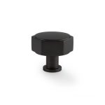 Alexander & Wilks AW828-40-BL Vesper Hex Cabinet Knob Black (LEAD TIME: 2-3 DAYS)