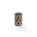 Alexander & Wilks AW847-30-AB Diamond Cut Cylinder Cabinet Knob 30mm (LEAD TIME: 2-3 DAYS)