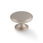 Alexander & Wilks AW849-38-SN Cambridge Round Cupboard Knob (LEAD TIME: 2-3 DAYS)