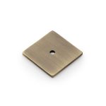 Alexander & Wilks AW893-38-AB Quantock Square Backplate - Antique Brass (LEAD TIME: 2-3 DAYS)