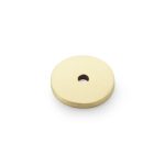 Alexander & Wilks AW895-25-SB Circular Backplate - Satin Brass Diameter 25mm (LEAD TIME: 2-3 DAYS)