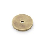 Alexander & Wilks AW895-30-ABZ Circular Backplate - Antique Brass Bronze Diameter 30mm (LEAD TIME: 2-3 DAYS)