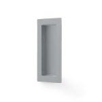 Alexander & Wilks AW911-100-SC Rectangular Flush Pull 100 x 45mm - Satin Chrome (LEAD TIME: 2-3 DAYS)