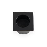 Alexander & Wilks AW993BL Sliding Door Finger Edge Pull Square Black (LEAD TIME: 2-3 DAYS)