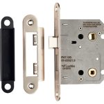 Eurospec BAE5030SN/R Easi-T Residential Bathroom Lock 78mm Radius (LEAD TIME: 2-3 DAYS)