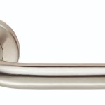 Eurospec CSL1190BSS/201 Safety Lever On Sprung Rose (LEAD TIME: 2-3 DAYS)