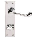 Carlisle Brass DL54WCCP Victorian Scroll Lever On WC Backplate (LEAD TIME: 2-3 DAYS)