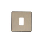 Eurolite EC-G1ABB Concealed 3mm 1 Gang Grid Plate - Antique Brass (LEAD TIME: 2-3 DAYS)