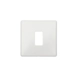 Eurolite EC-G1MWW Concealed 3mm 1 Gang Grid Plate - Matt White (LEAD TIME: 2-3 DAYS)