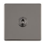 Eurolite ECBNT1SW 1 GANG 10AMP 2WAY TOGGLE SWITCH BLACK NICKEL PLATE (LEAD TIME: 2-3 DAYS)