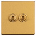 Eurolite ECSBT2SW 2-Gang 2-Way Toggle Switch (LEAD TIME: 2-3 DAYS)