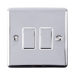 Eurolite EN2SWPCW 2-Gang Switch (LEAD TIME: 2-3 DAYS)