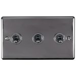 Eurolite ENT3SWBN 3-Gang Toggle Switch (LEAD TIME: 2-3 DAYS)