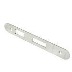 Eurospec FSF5004BSS/R Easi-T Forend Strike and Fixing Pack - Bright Stainless Steel Radius Forend (LEAD TIME: 2-3 DAYS)