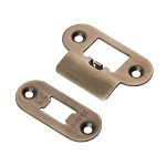 EuroSpec FSF5009AB/R Forend Strike & Fixing Pack to Suit Heavy Duty Tubular Latch Radius (LEAD TIME: 2-3 DAYS)