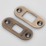 EuroSpec FSF5010AB/R Forend Strike & Fixing Pack to Suit Heavy Duty Tubular Deadbolt Radius (LEAD TIME: 2-3 DAYS)