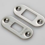 Eurospec FSF5010BSS/R Forend Strike & Fixing Pack To Suit Heavy Duty Tubular Deadbolt - Bright Stainless Steel Radius Forend (LEAD TIME: 2-3 DAYS)