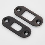 EuroSpec FSF5010MB/R Forend Strike & Fixing Pack to Suit Heavy Duty Tubular Deadbolt Radius (LEAD TIME: 2-3 DAYS)