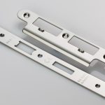 Eurospec FSF5017BSS/R Forend Strike & Fixing Pack To Suit Din Euro Sash/Bathroom Lock - Bright Stainless Steel Radius Forend (LEAD TIME: 2-3 DAYS)