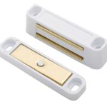 Carlisle Brass FTD835BNWH Deluxe Nylon Magnetic Catch (LEAD TIME: 2-3 DAYS)