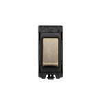 Eurolite G12-ABB Grid & Modular 10 Amp 2-Way Switch - Antique Brass (LEAD TIME: 2-3 DAYS)