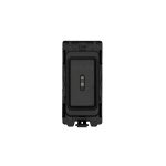 Eurolite G30KY-BKB-EL Grid & Modular Emergency Light Test - Matt Black (LEAD TIME: 2-3 DAYS)