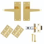 Carlisle Brass GK2002EB/INTB Contract Victorian Straight Latch Pack (LEAD TIME: 2-3 DAYS)