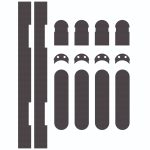 Eurospec INT1230 CI001230 Concealed Hinge Intumescent Fire Pack (LEAD TIME: 2-3 DAYS)