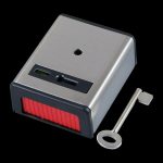 CQR PASP1/SS Panic Button | Single Push | Grade 1 | Stainless Steel | Key Resettable (LEAD TIME: 2-3 DAYS)
