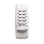 CQR SBL370/S Push Button Lock | Traditional Code | Knob | Satin Chrome | 2 - 4 Digits (LEAD TIME: 2-3 DAYS)