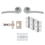 Carlisle Brass UDP009CP/INTB Tavira Latch Pack Ultimate Door Pack (LEAD TIME: 2-3 DAYS)
