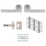 Serozzetta UDP010CP/INTB Lagos Latch Pack Ultimate Door Pack - Antique Brass (LEAD TIME: 2-3 DAYS)